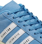 adidas Consortium - Human Made Campus Leather-Trimmed Suede Sneakers - Blue