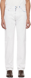 Maison Margiela White 5-Pocket Jeans