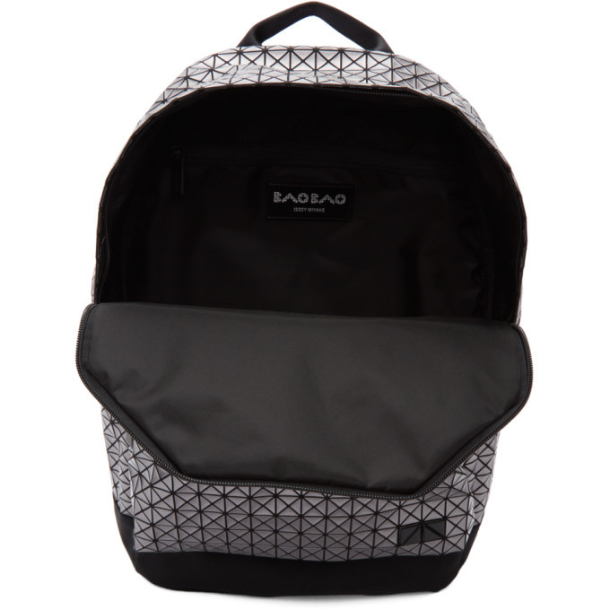 Bao Bao Issey Miyake Silver Daypack Backpack Bao Bao Issey Miyake
