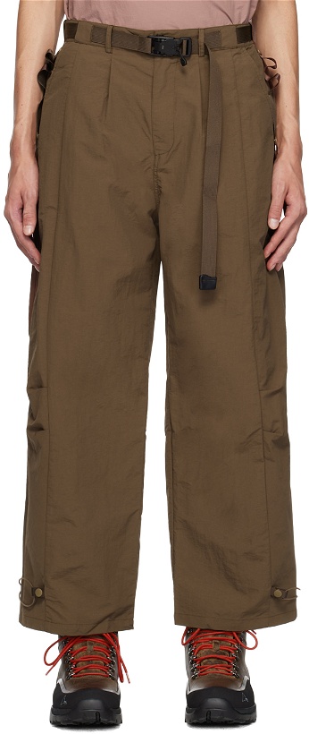 Photo: Archival Reinvent Brown Peace and After Edition Cargo Pants