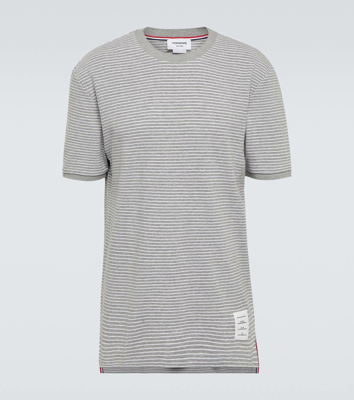 Thom Browne Striped cotton jersey T-shirt Thom Browne