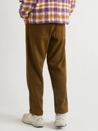 GENERAL ADMISSION - Rat Rock Straight-Leg Brushed-Drill Drawstring Trousers - Brown