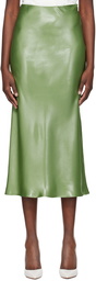 BOSS Green Metallic Midi Skirt