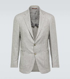 Canali Kei silk and cashmere blazer