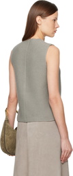 Rier Gray Tyrolean Gilet Cardigan