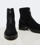 The Row Hike suede ankle boots