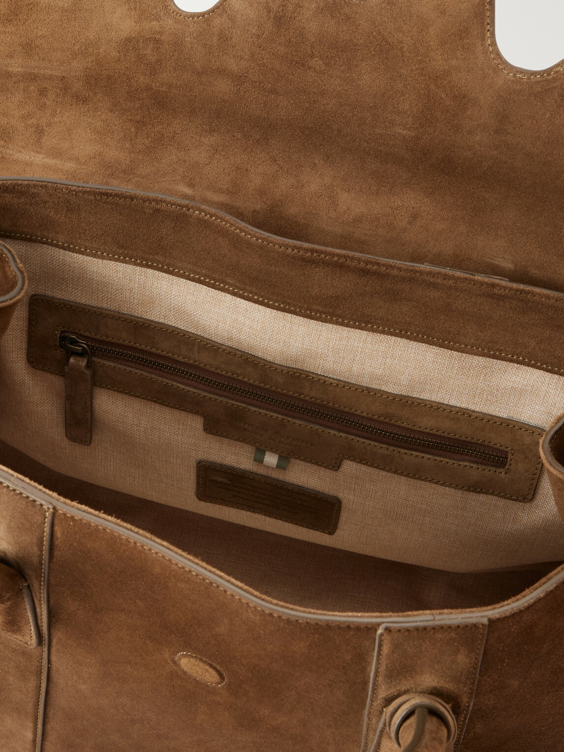 Officine Creative - Bostonian 001 Suede Weekend Bag