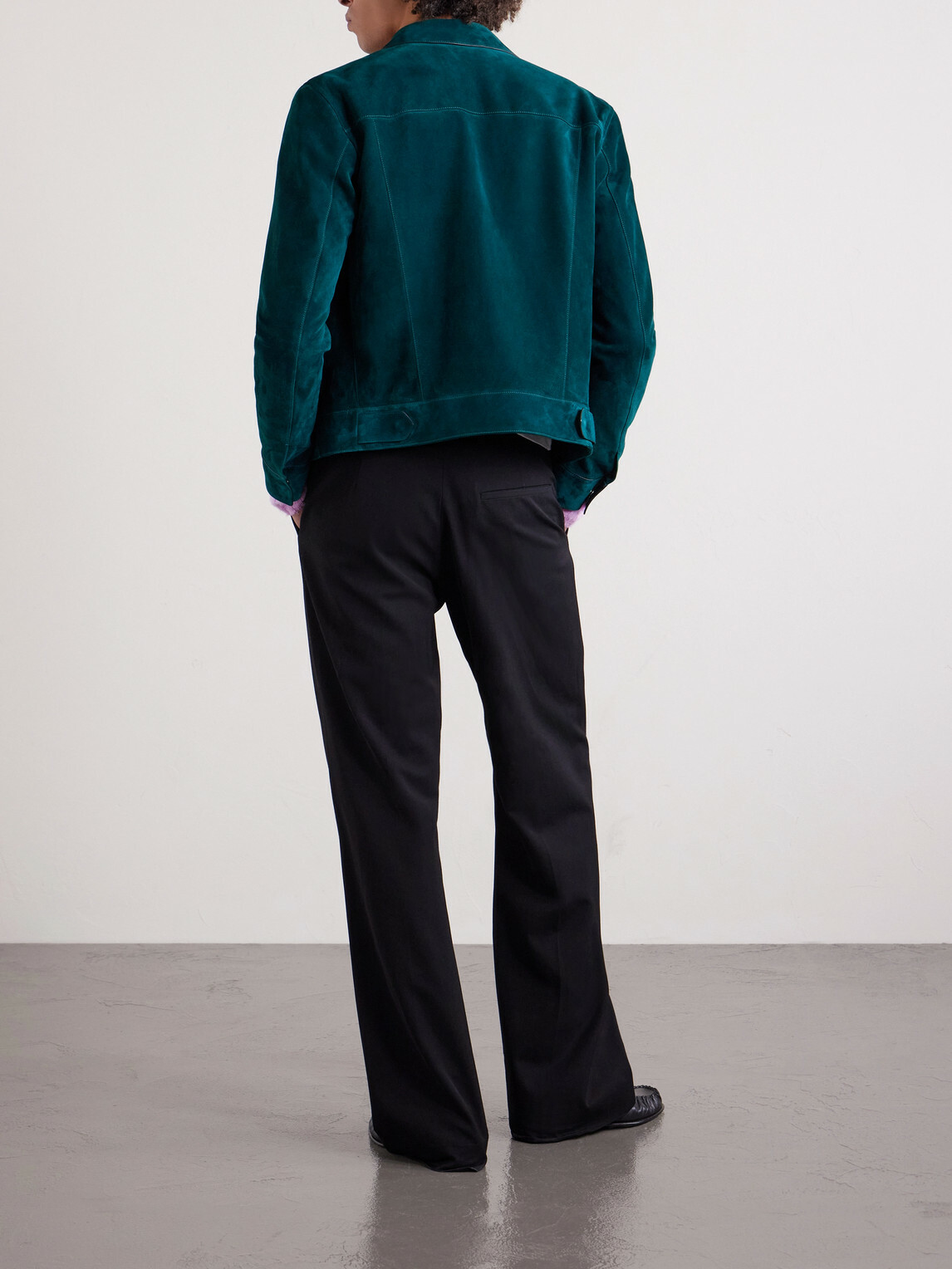 TOM FORD - Slim-Fit Suede Jacket - Green
