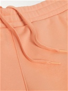 adidas Originals - Logo-Flocked Cotton-Blend Jersey Shorts - Orange