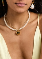 Timeless Pearly 24kt Gold-plated and Pearl Necklace - One Size