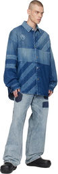 AMBUSH Indigo Patchwork Denim Jacket