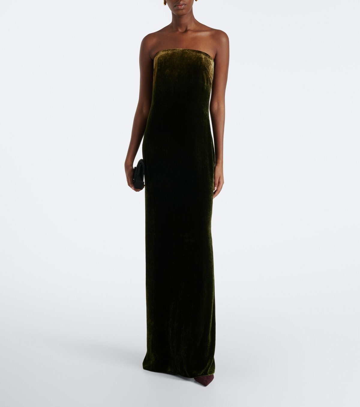 Ralph Lauren Collection Velvet bustier gown