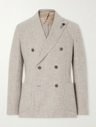 Lardini - Wool Canvas Blazer - Neutrals