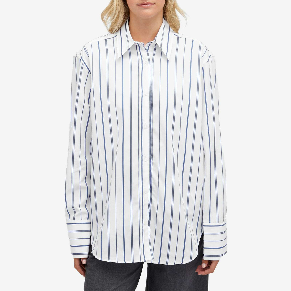 T-shirt Femme SAMSOE SAMSOE Nobil Ls St 205 - Rayé, Manches Longues - Taille M - Neuf