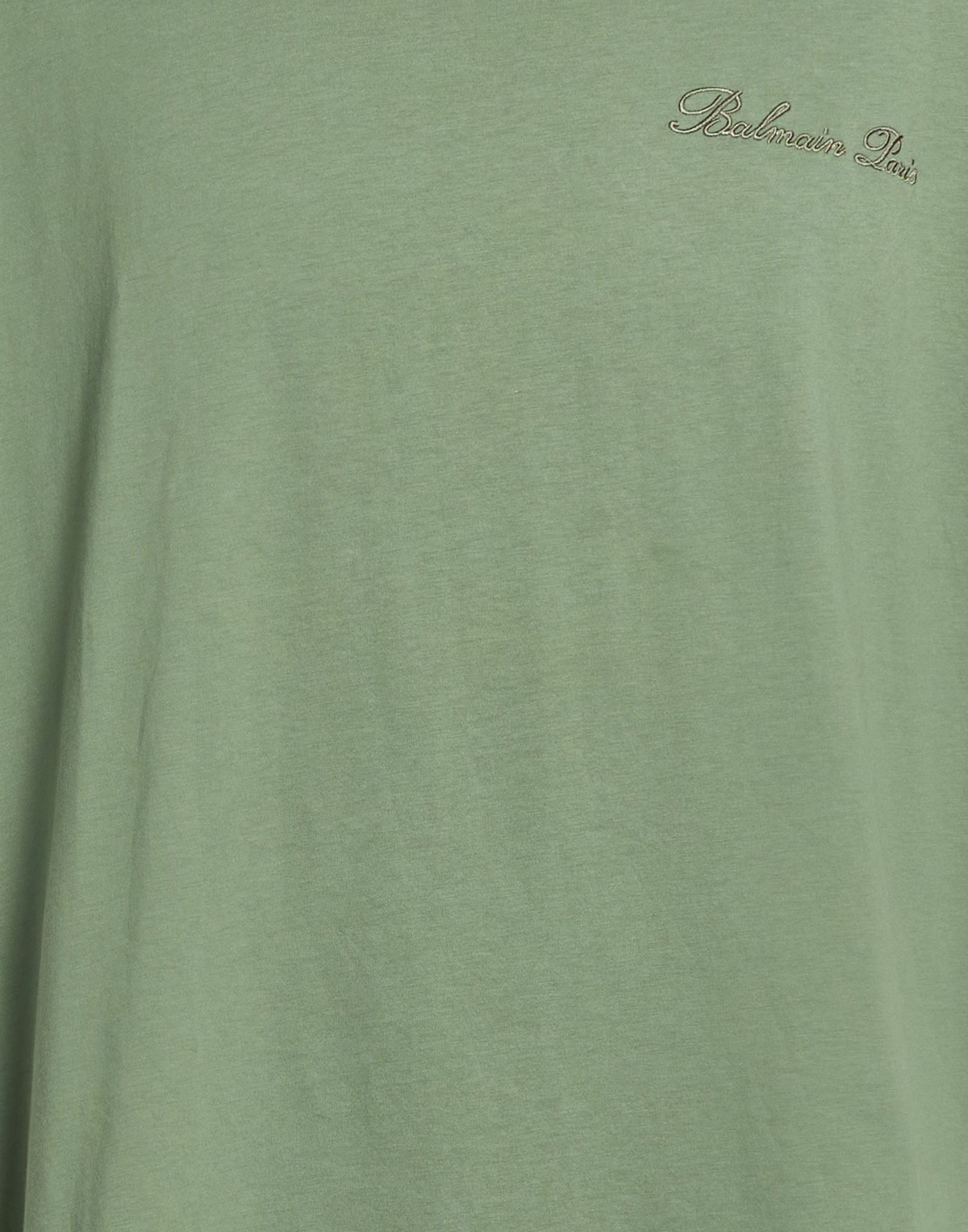 Balmain Mens T-shirt in Sage green