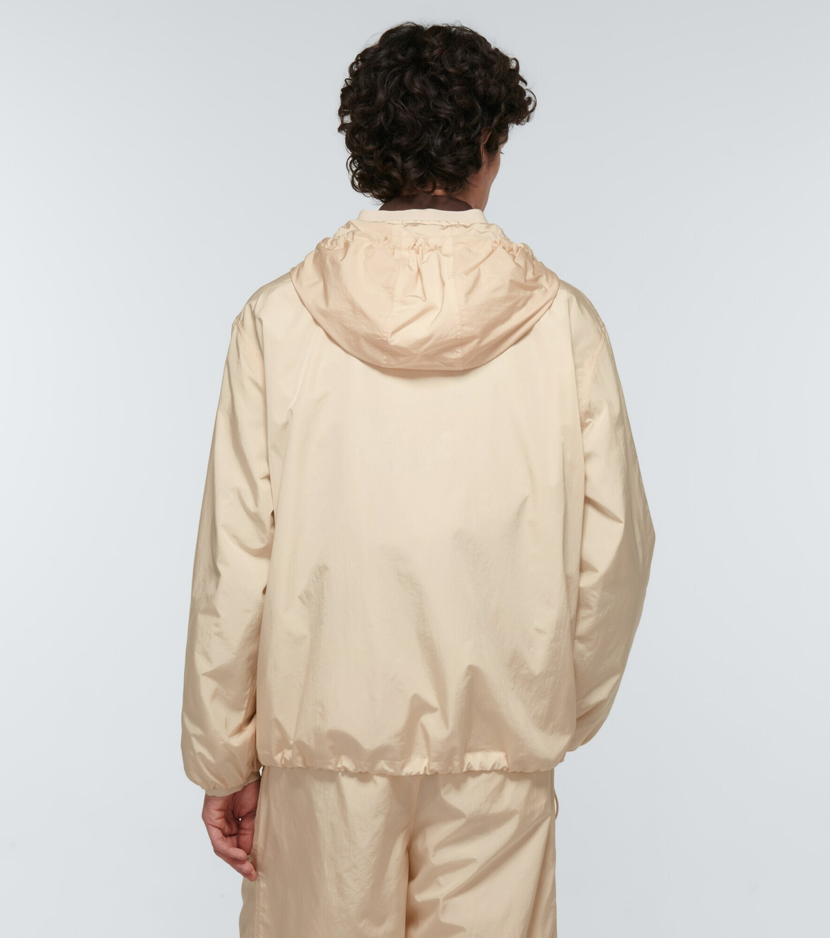 Jil Sander Women Cream Nylon Blend Down Jacket