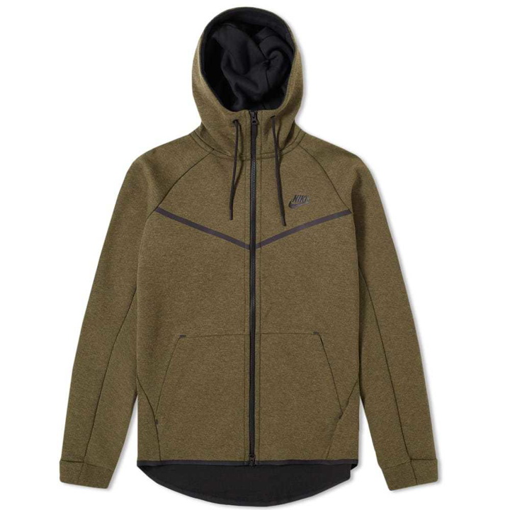 Photo: Nike Tech Fleece Windrunner Green