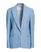 Stella Mccartney Womens Blazer Light in Blue