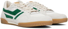 TOM FORD Green & White Jackson Sneakers