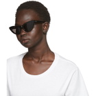 Saint Laurent Black Lily Cat-Eye Sunglasses