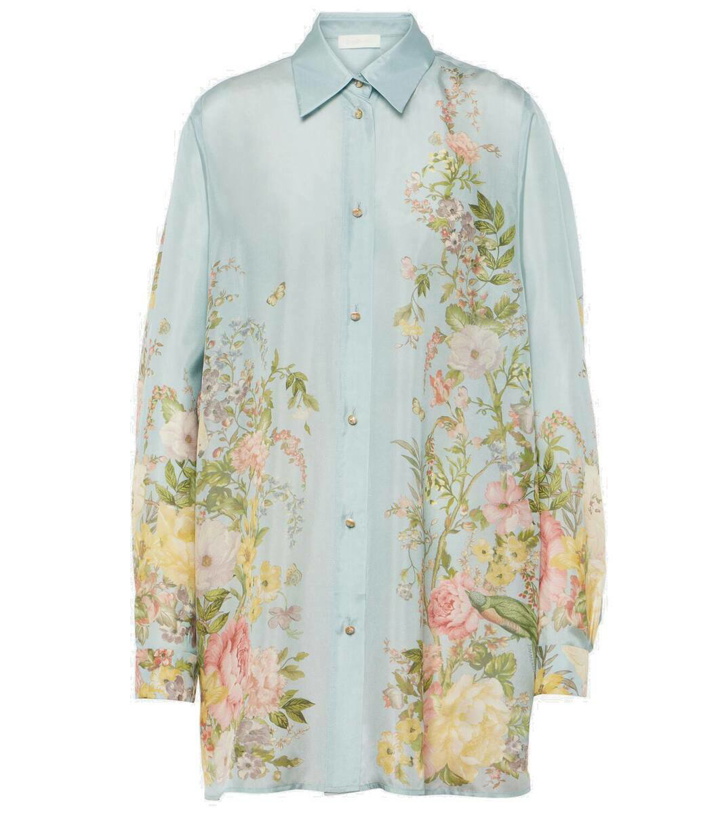 Photo: Zimmermann Waverly floral silk shirt