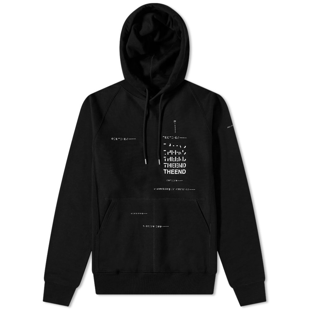 TAKAHIROMIYASHITA TheSoloist. Geometric Morse Code Hoody ...