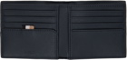 BOSS Navy Logo Plate Wallet