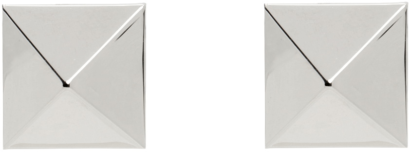 Valentino Garavani Silver Rockstud Earrings