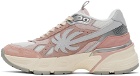 Palm Angels Pink & Silver PA 4 Sneakers