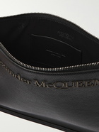 Alexander McQueen - Logo-Embroidered Full-Grain Leather Pouch