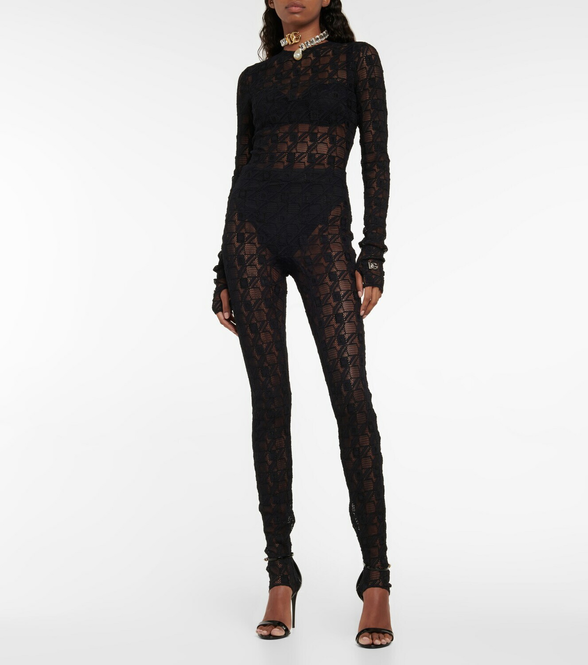 Dolce&Gabbana Lace jumpsuit Dolce & Gabbana