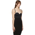 Wolford Black Mat De Luxe Forming String Bodysuit