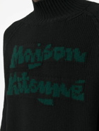 MAISON KITSUNE' - Logo Wool Turtle-neck Jumper
