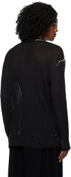 The Viridi-anne Black Loose Sweater
