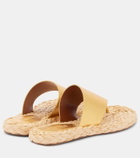 Paris Texas Amalfi metallic leather thong sandals