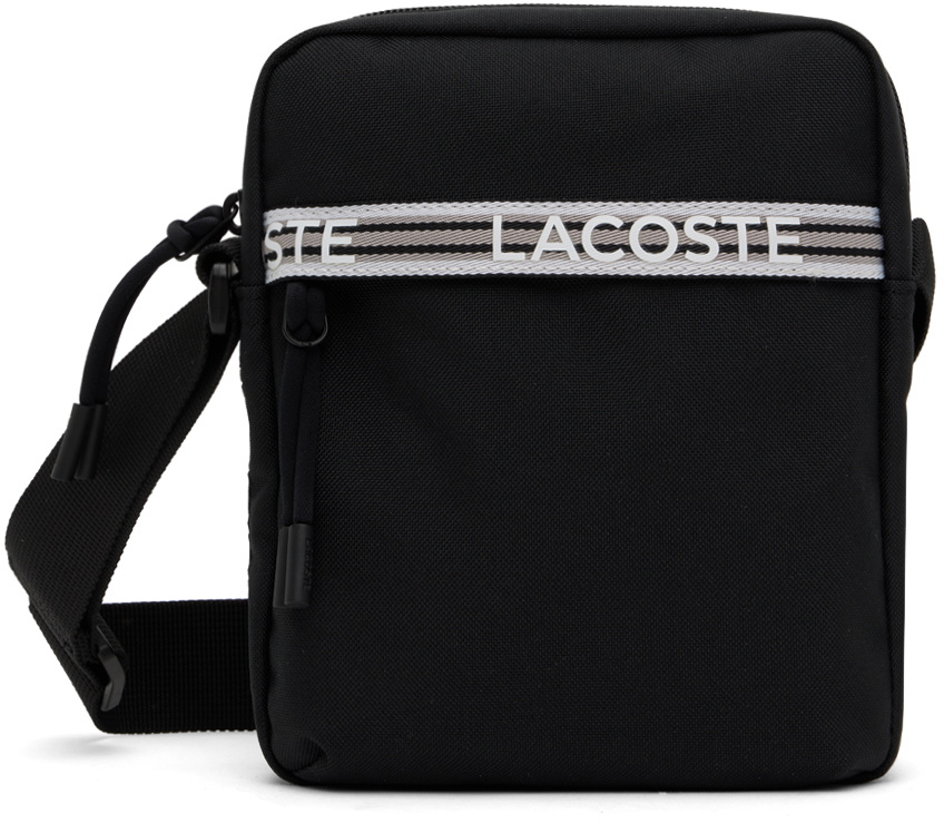 Lacoste Black Neocroc Messenger Bag Lacoste