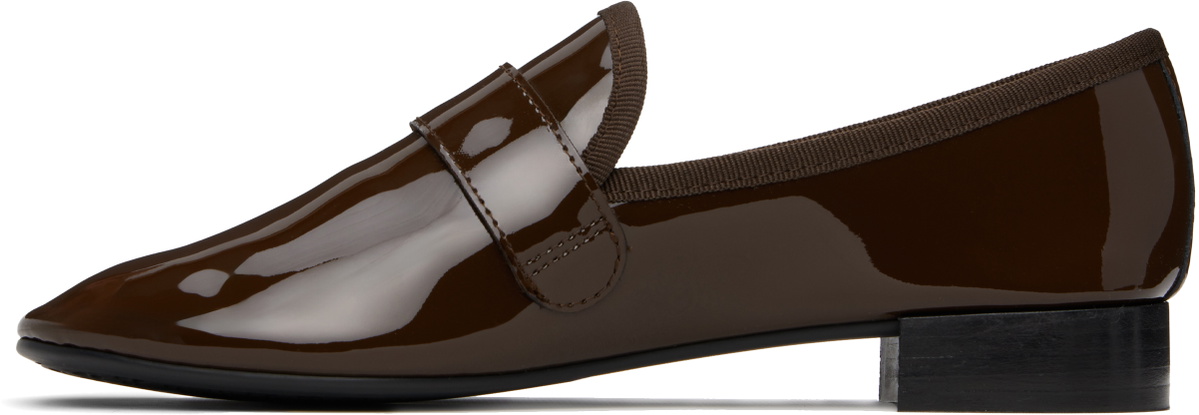 Repetto Brown Michael Rubber-Sole Loafers