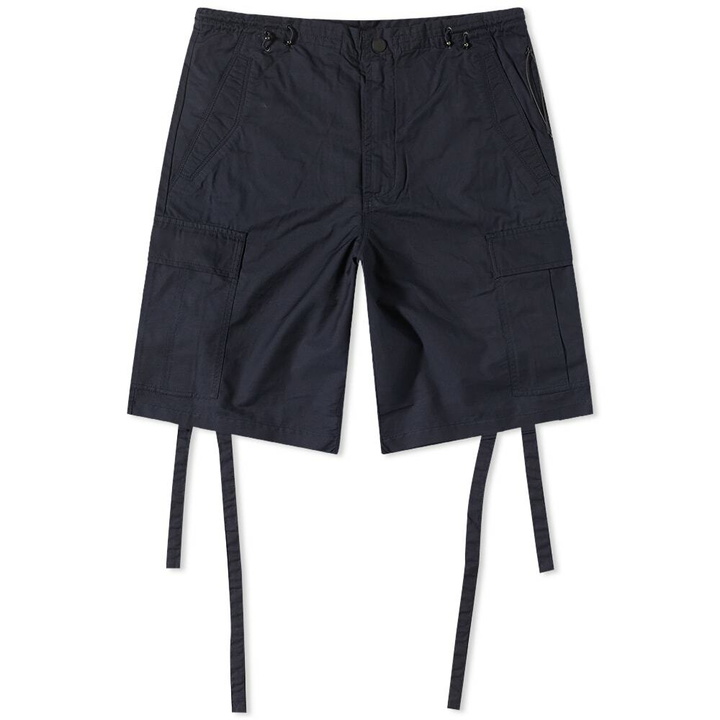 Photo: Maharishi Men's Original Cargo Organic Cotton Snoshort in Navy