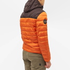 Napapijri Men's Aerons Hooded Padded Jacket in Orange/Brown