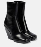 Khaite - Morgan leather ankle boots