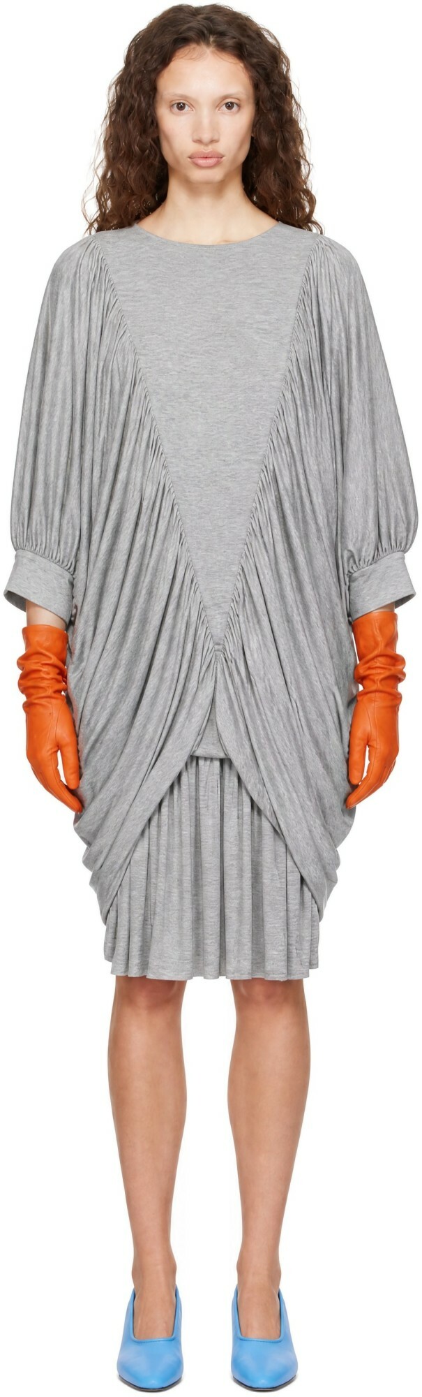 Nicklas Skovgaard Gray Alisette Midi Dress