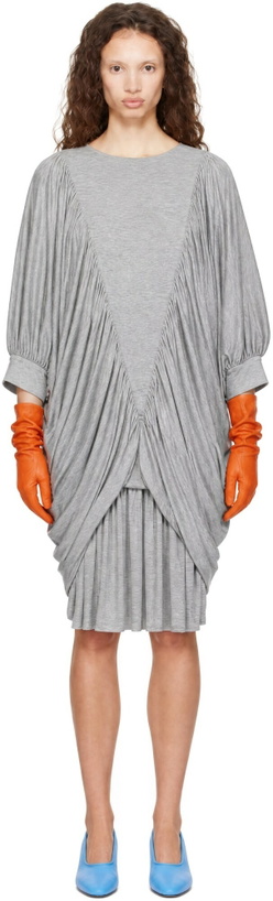 Photo: Nicklas Skovgaard Gray Alisette Midi Dress