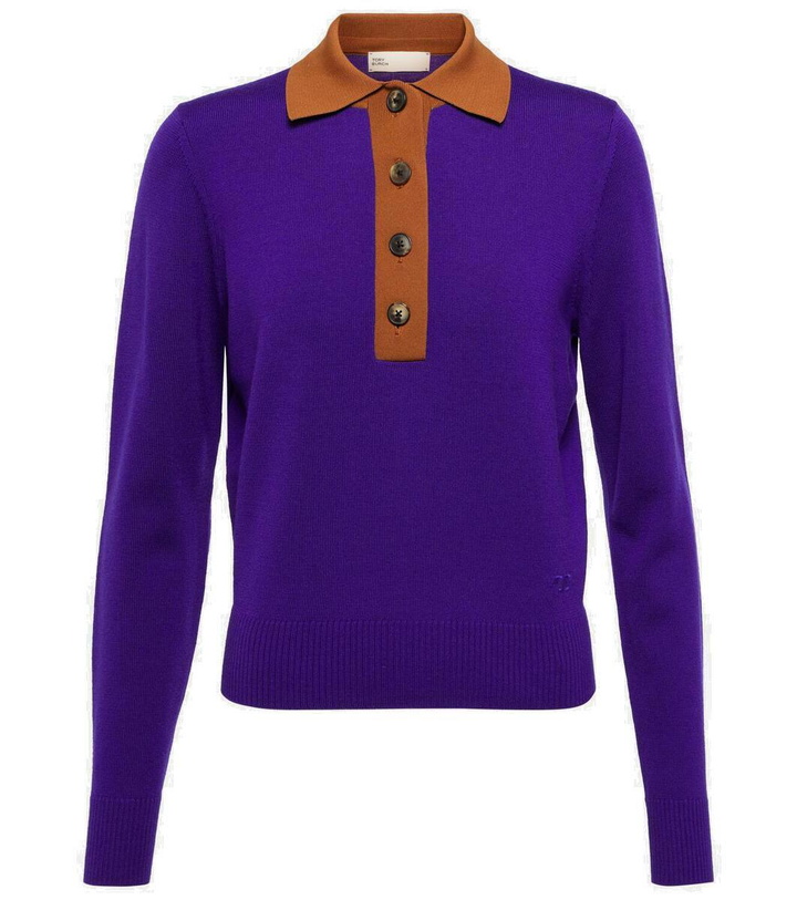 Photo: Tory Burch Wool polo sweater