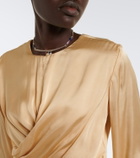 Isabel Marant Neame draped satin top