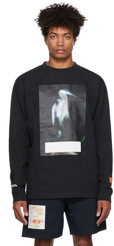 Photo: Heron Preston Censored Heron Long Sleeve T-Shirt