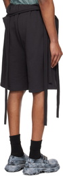 Ottolinger Black Wrap Track Shorts