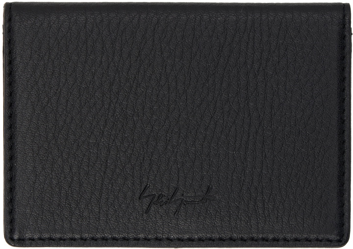 Photo: YOHJI YAMAMOTO Black discord Logo Card Holder