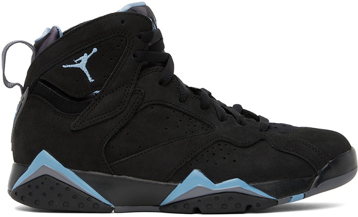 Photo: Nike Jordan Black Air Jordan 7 Retro High Sneakers