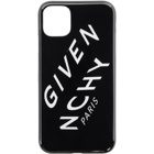 Givenchy Black Refracted Logo iPhone XI Case