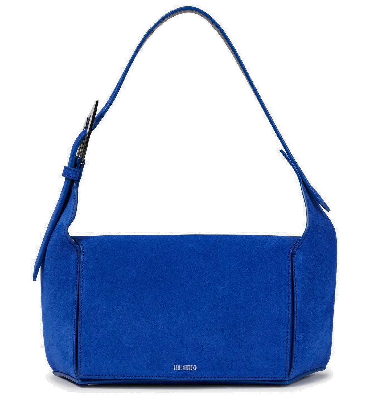 The Attico - 7/7 Small suede shoulder bag The Attico